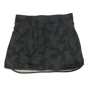 Camouflage Dark Green Mini Skort